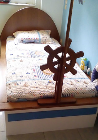 Παιδικό ναυτικό κρεβάτι Κωδ. 0224