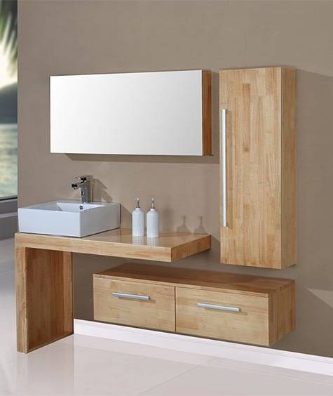 Μοντέρνα σύνθεση μπάνιου με συρταριέρα και ντουλάπι Κωδ. 0456